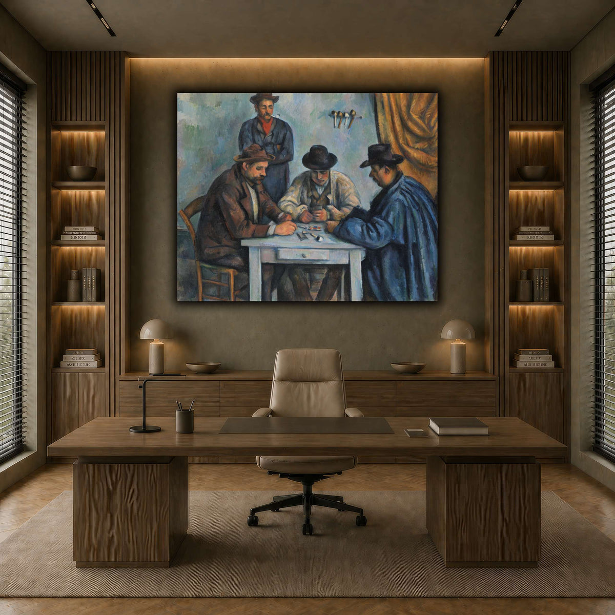 card players _Paul_Cezanne earth-office