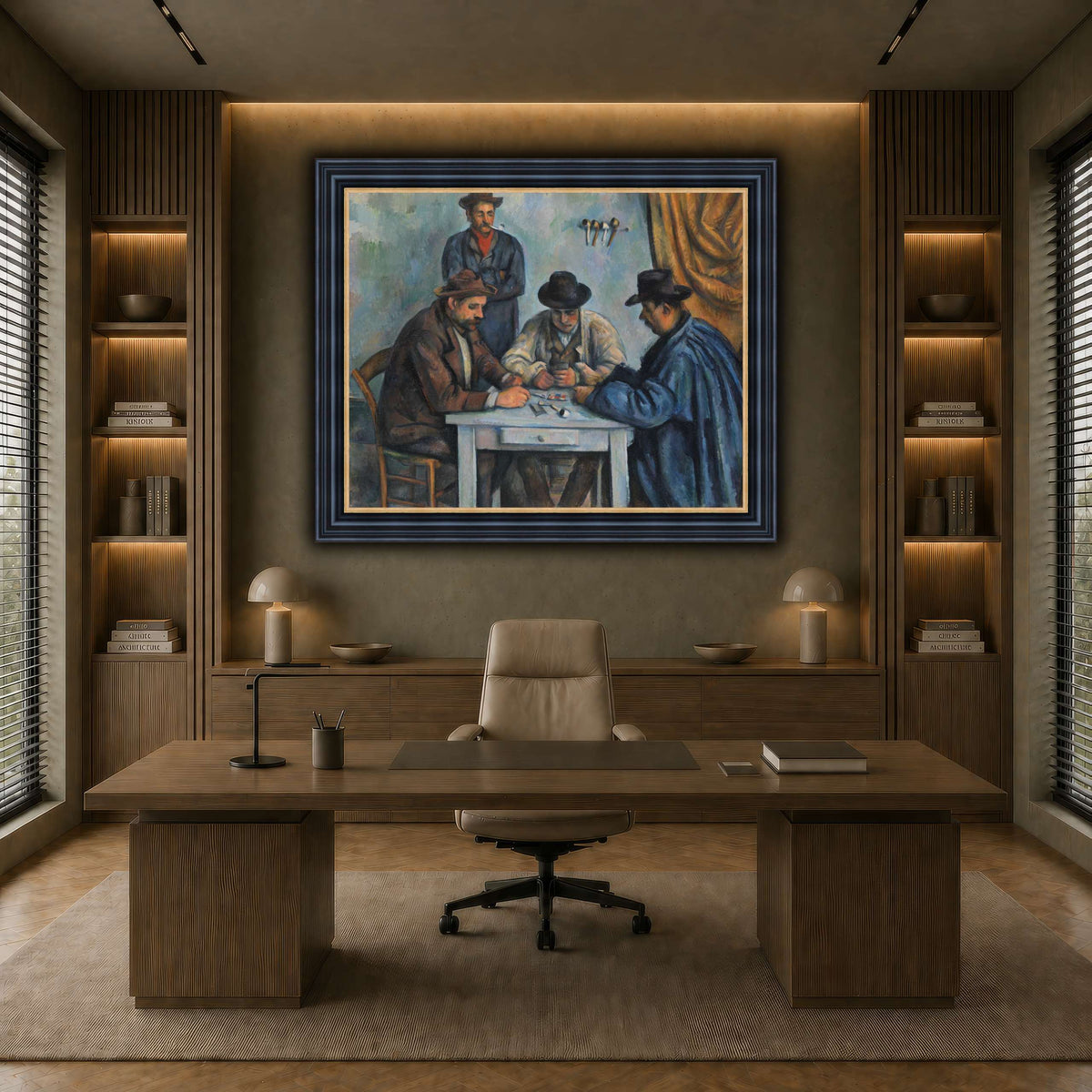 card players _Paul_Cezanne earth-office