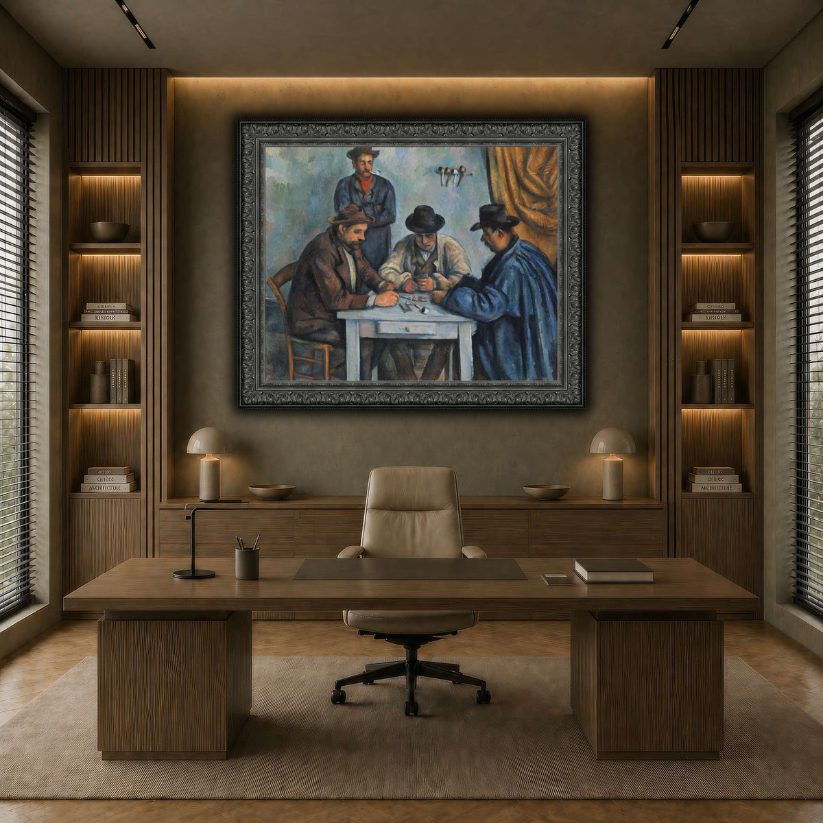 card players _Paul_Cezanne earth-office