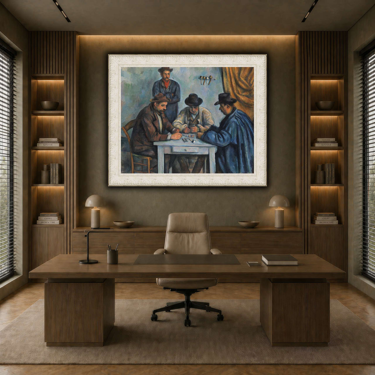 card players _Paul_Cezanne earth-office