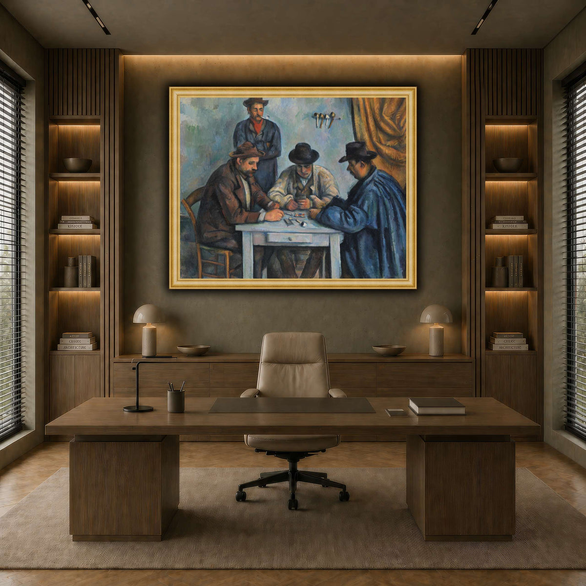 card players _Paul_Cezanne earth-office
