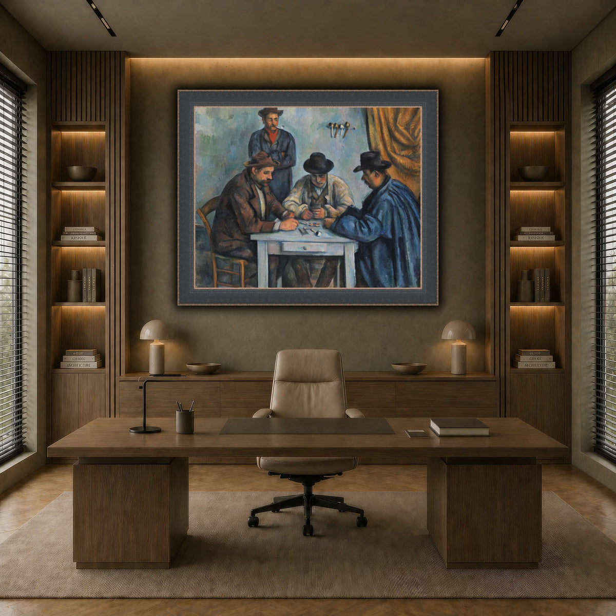 card players _Paul_Cezanne earth-office