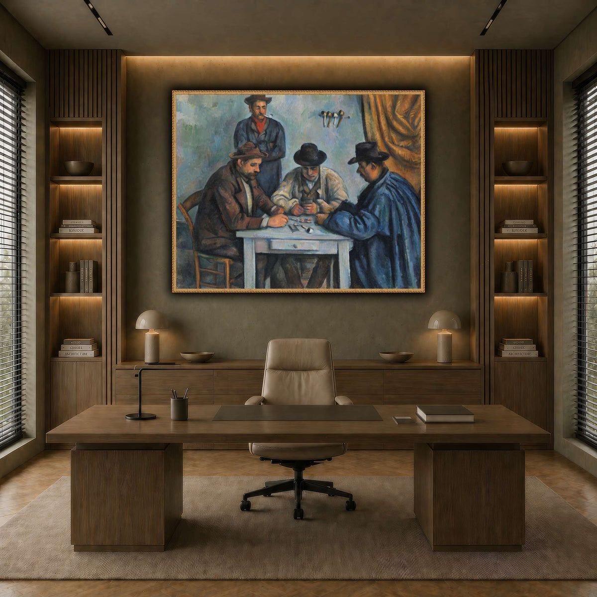 card players _Paul_Cezanne earth-office