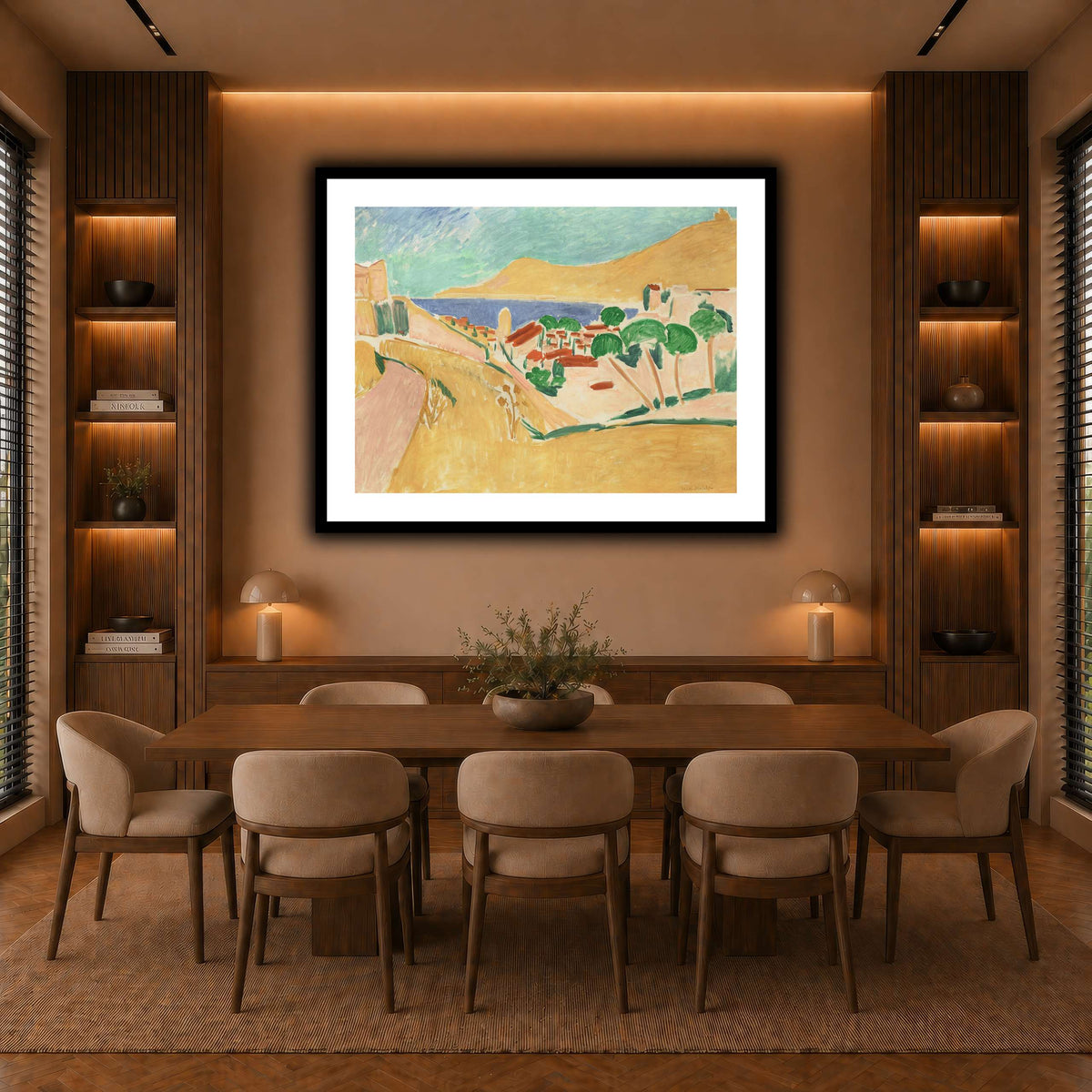 collioure_Henri_Matisse warm-dining room
