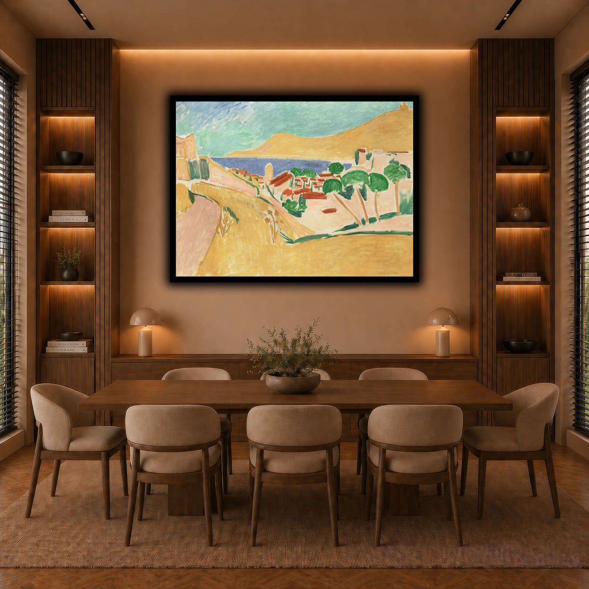collioure_Henri_Matisse warm-dining room
