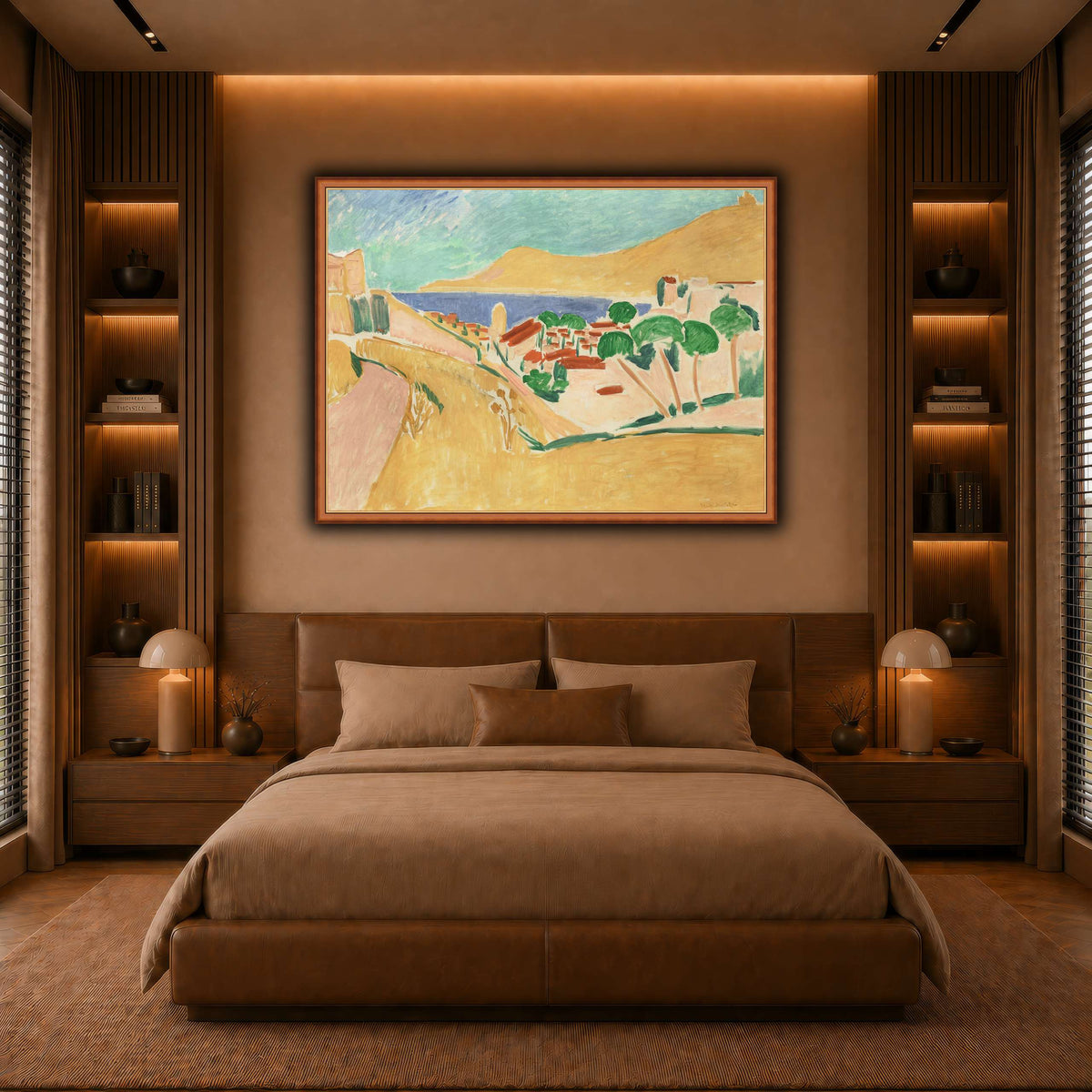 collioure_Henri_Matisse warm-bedroom