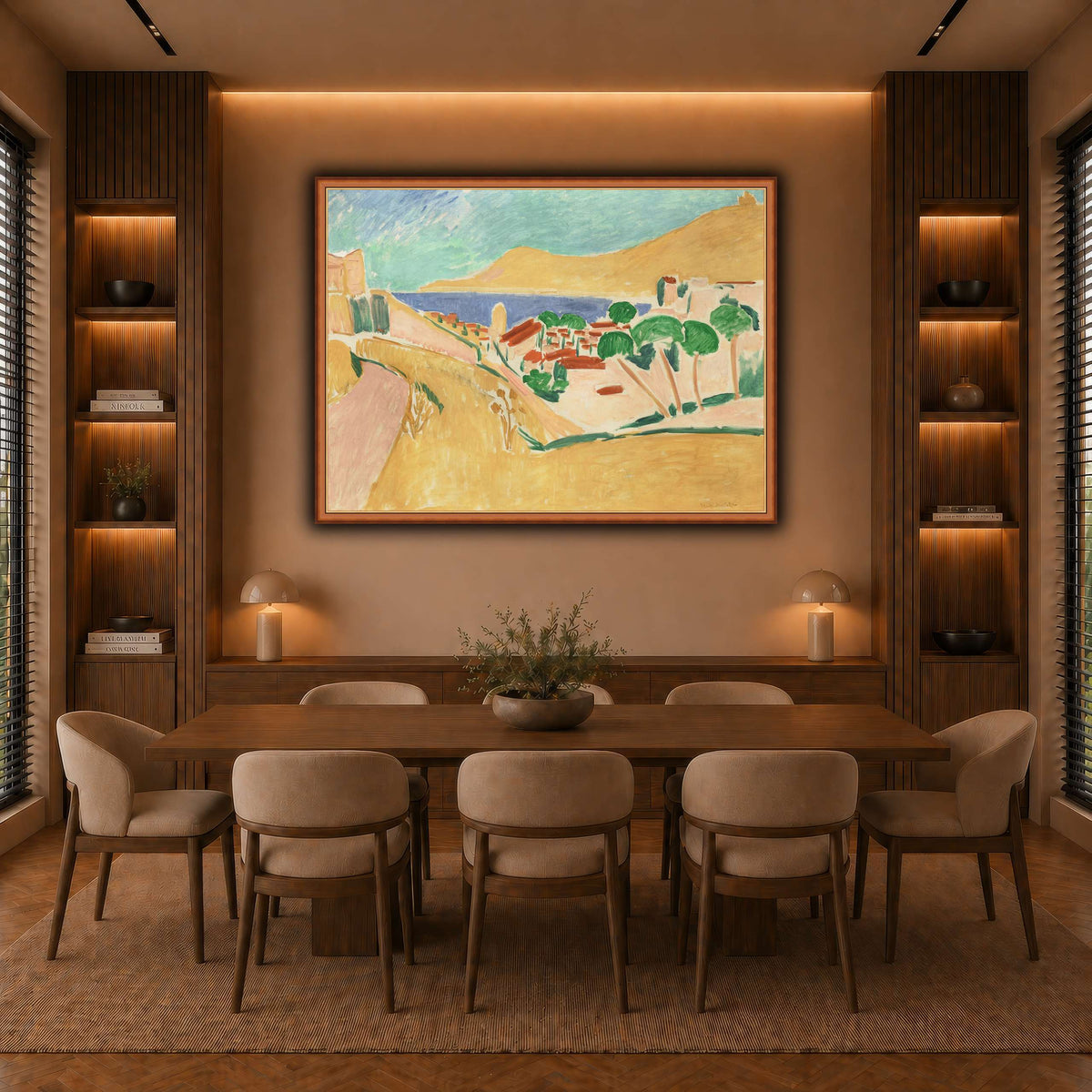 collioure_Henri_Matisse warm-dining room