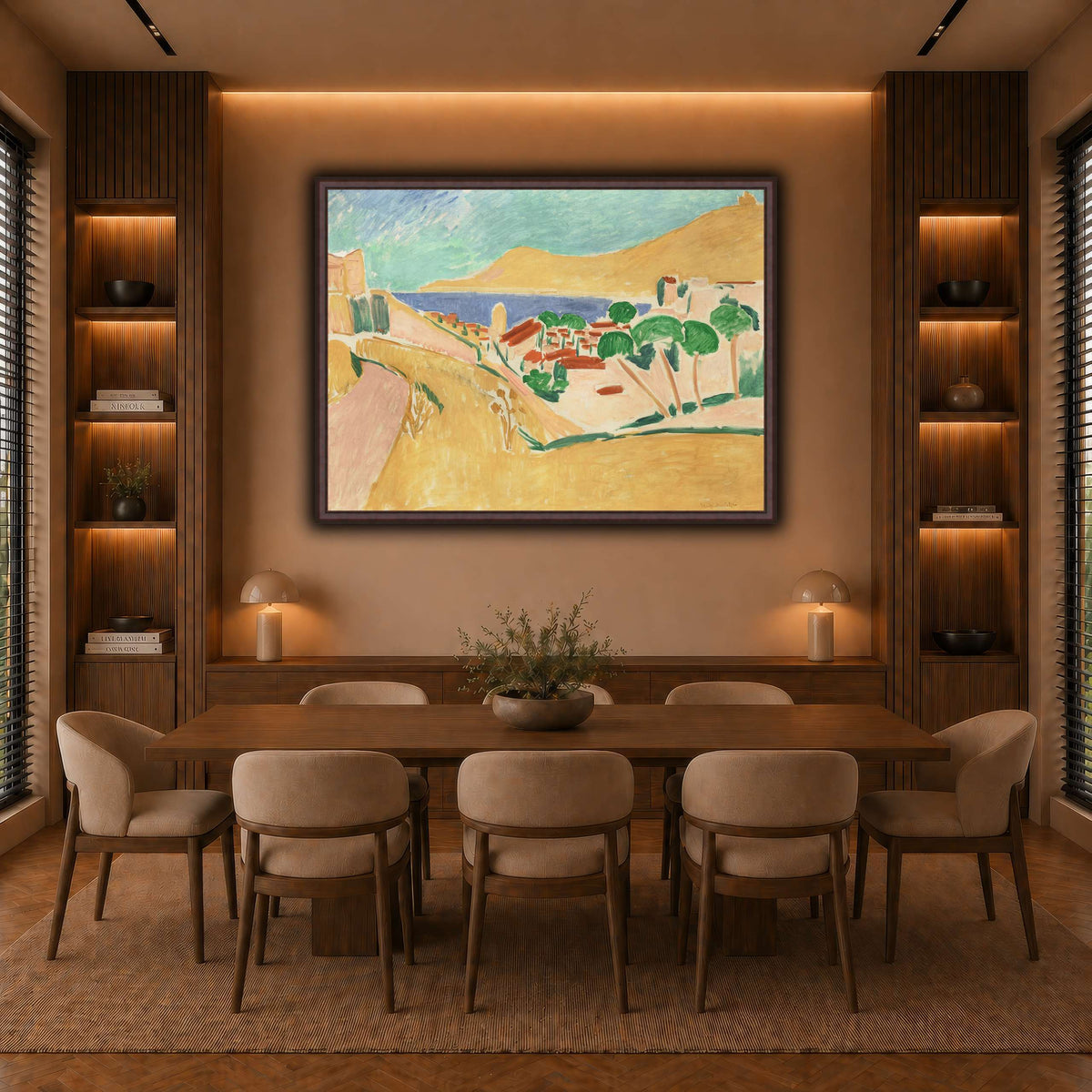 collioure_Henri_Matisse warm-dining room