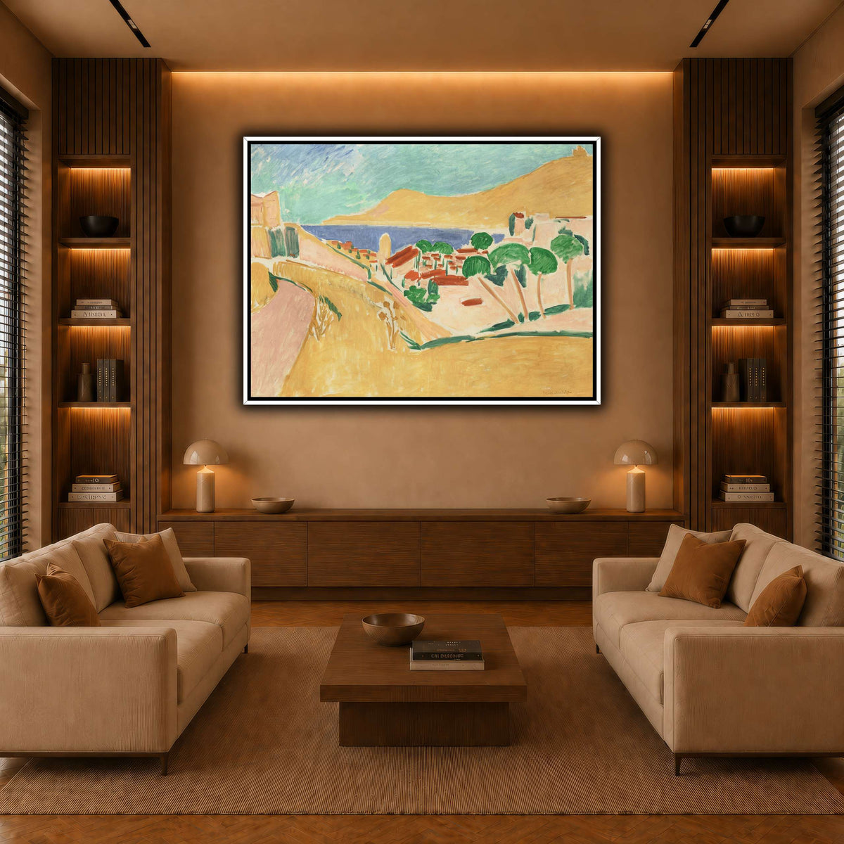 collioure_Henri_Matisse warm-living-room