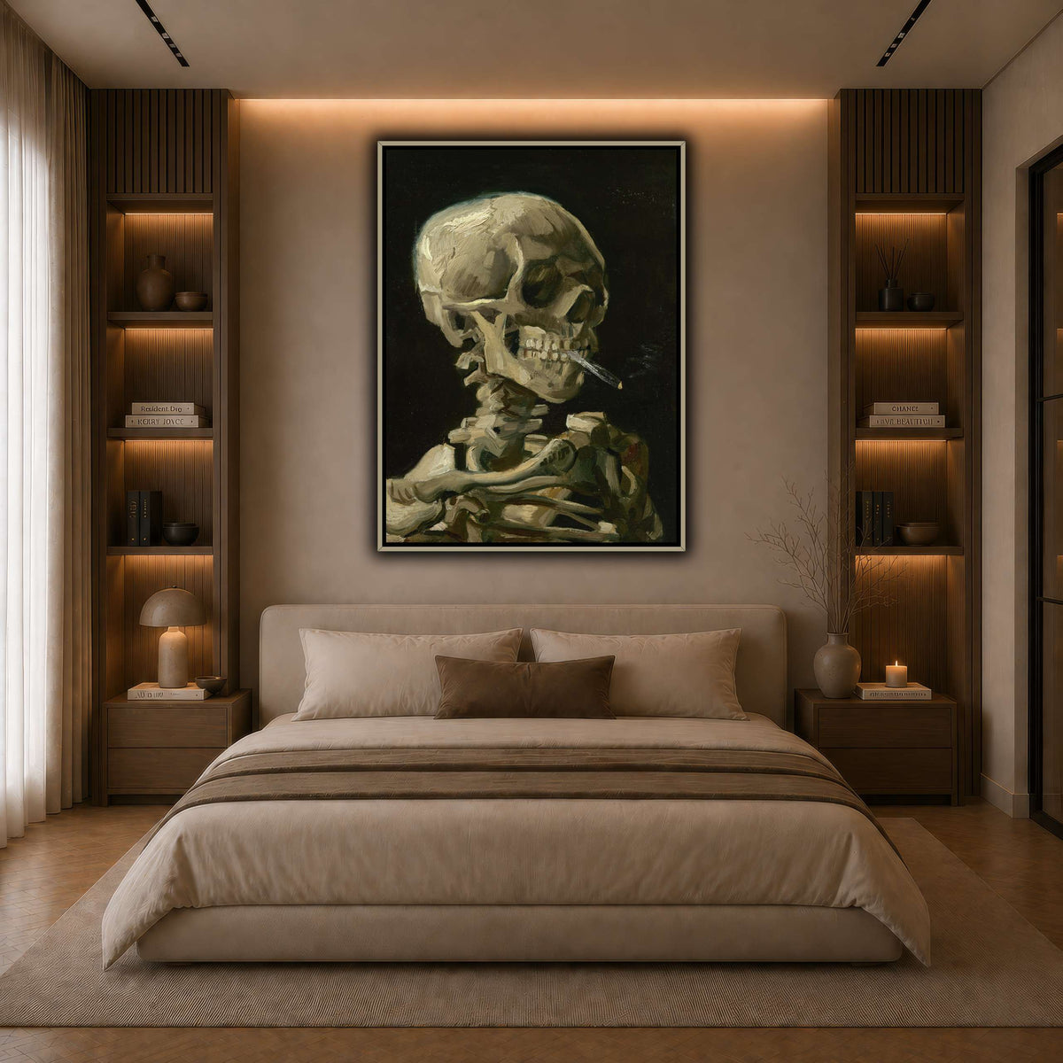 kelet_met_brandende_sigaret dark neutral-bedroom