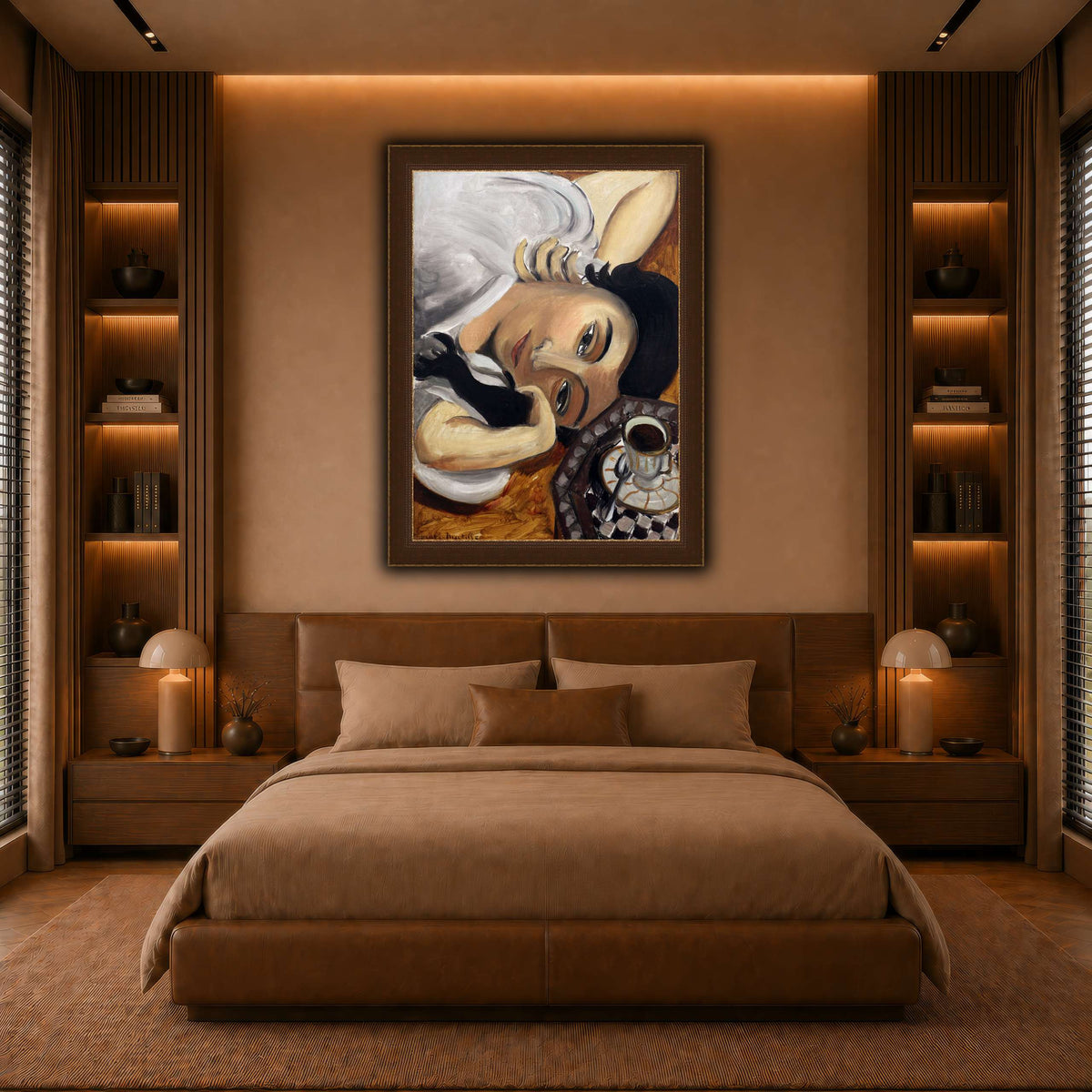 lorette_con_una_tazza_di_caffè_Henri_Matisse warm-bedroom