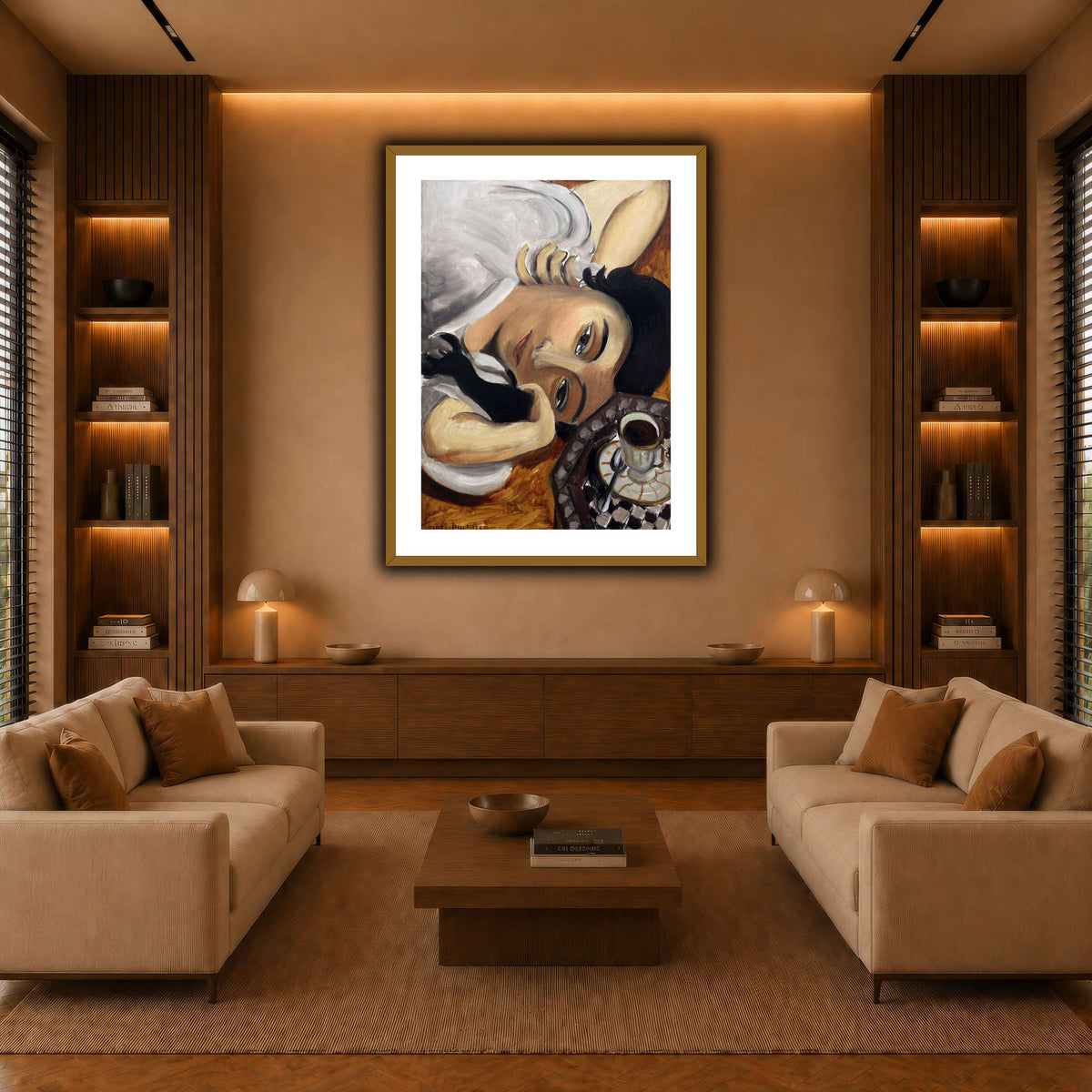 lorette_con_una_tazza_di_caffè_Henri_Matisse warm-living-room