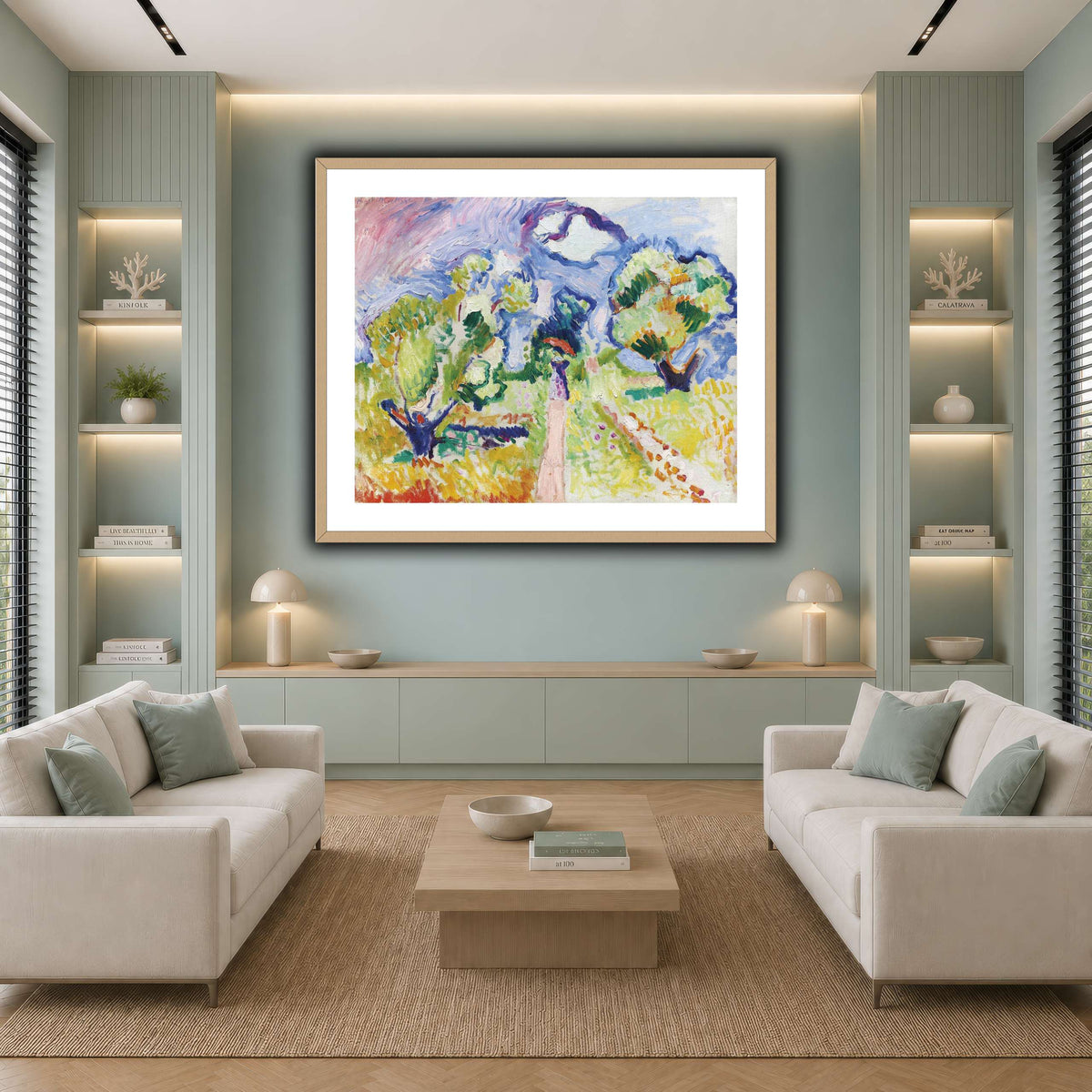 promenade_des_oliviers_Henri_Matisse cool-living room
