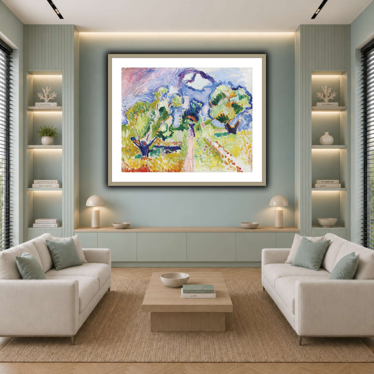 promenade_des_oliviers_Henri_Matisse cool-living room