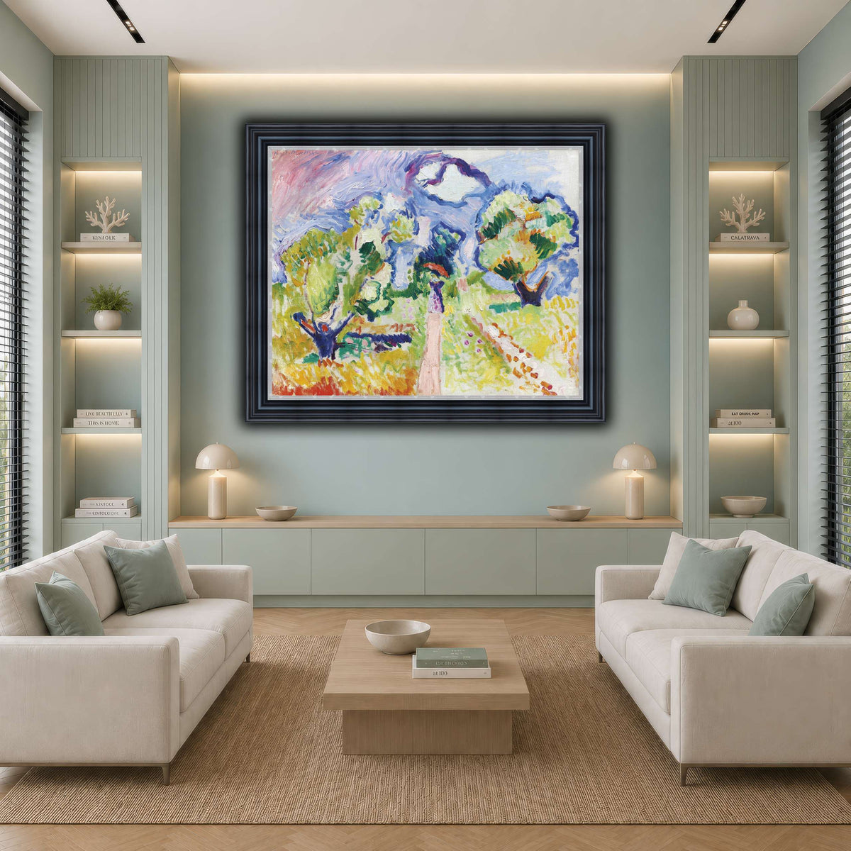 promenade_des_oliviers_Henri_Matisse cool-living room