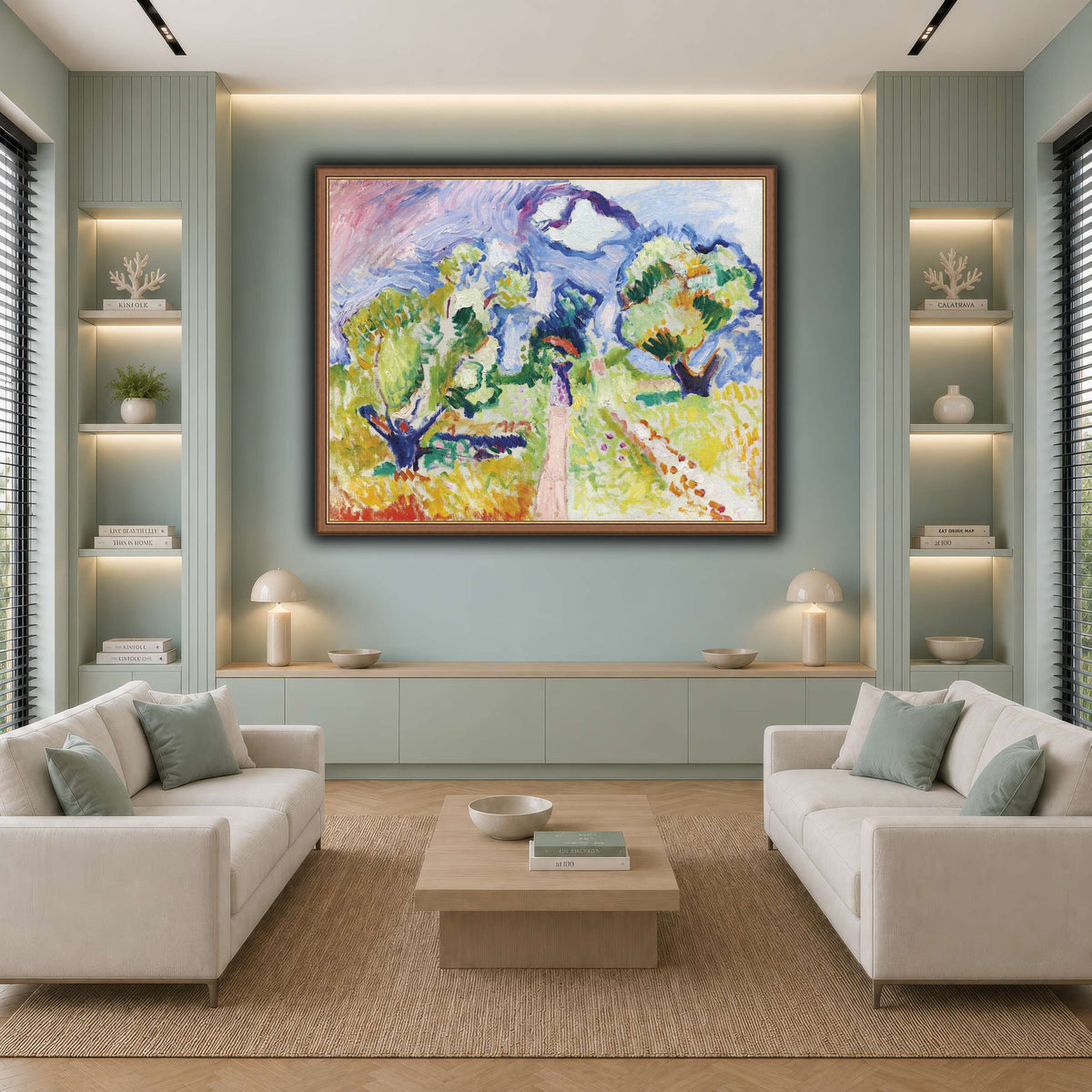 promenade_des_oliviers_Henri_Matisse cool-living room