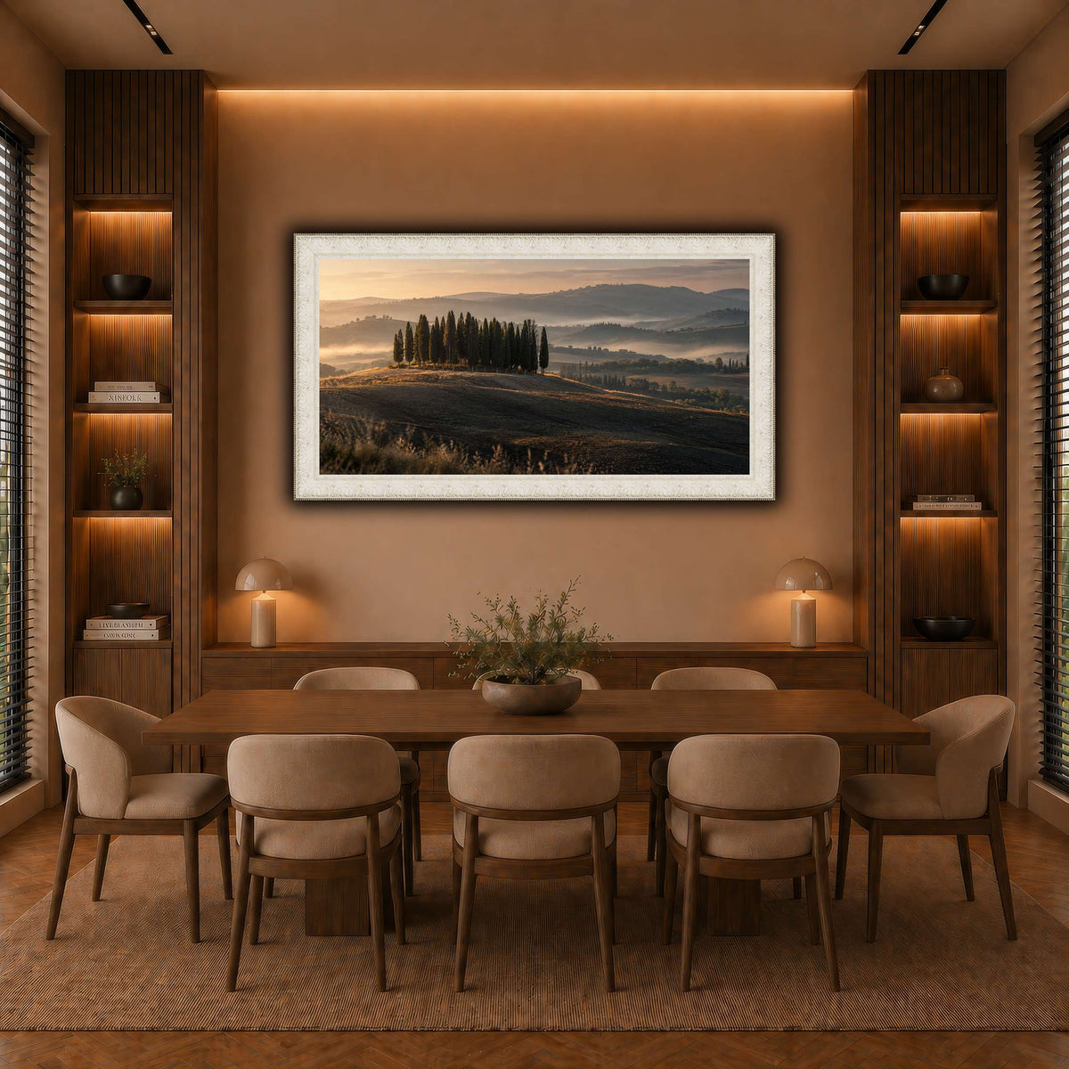 09_San_Quirico_Cypresses_Val_d_Orcia warm-dining room