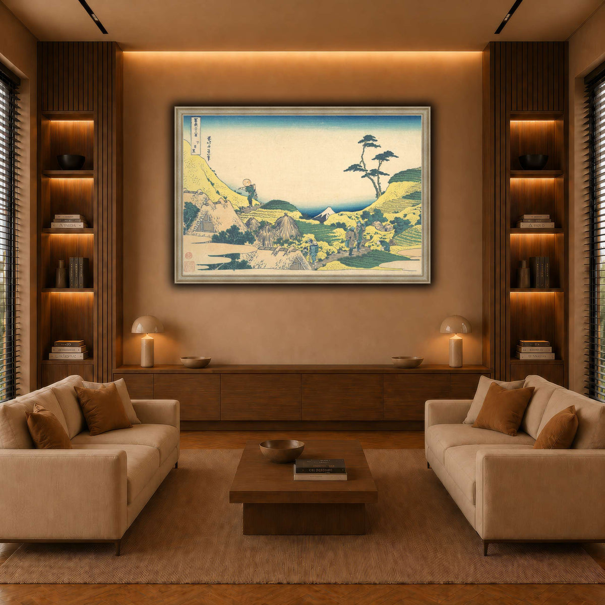 11_Katsushika Hokusai  warm-living-room