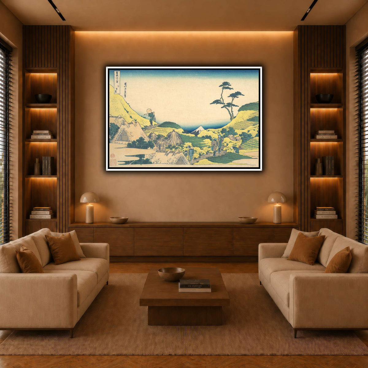 11_Katsushika Hokusai  warm-living-room