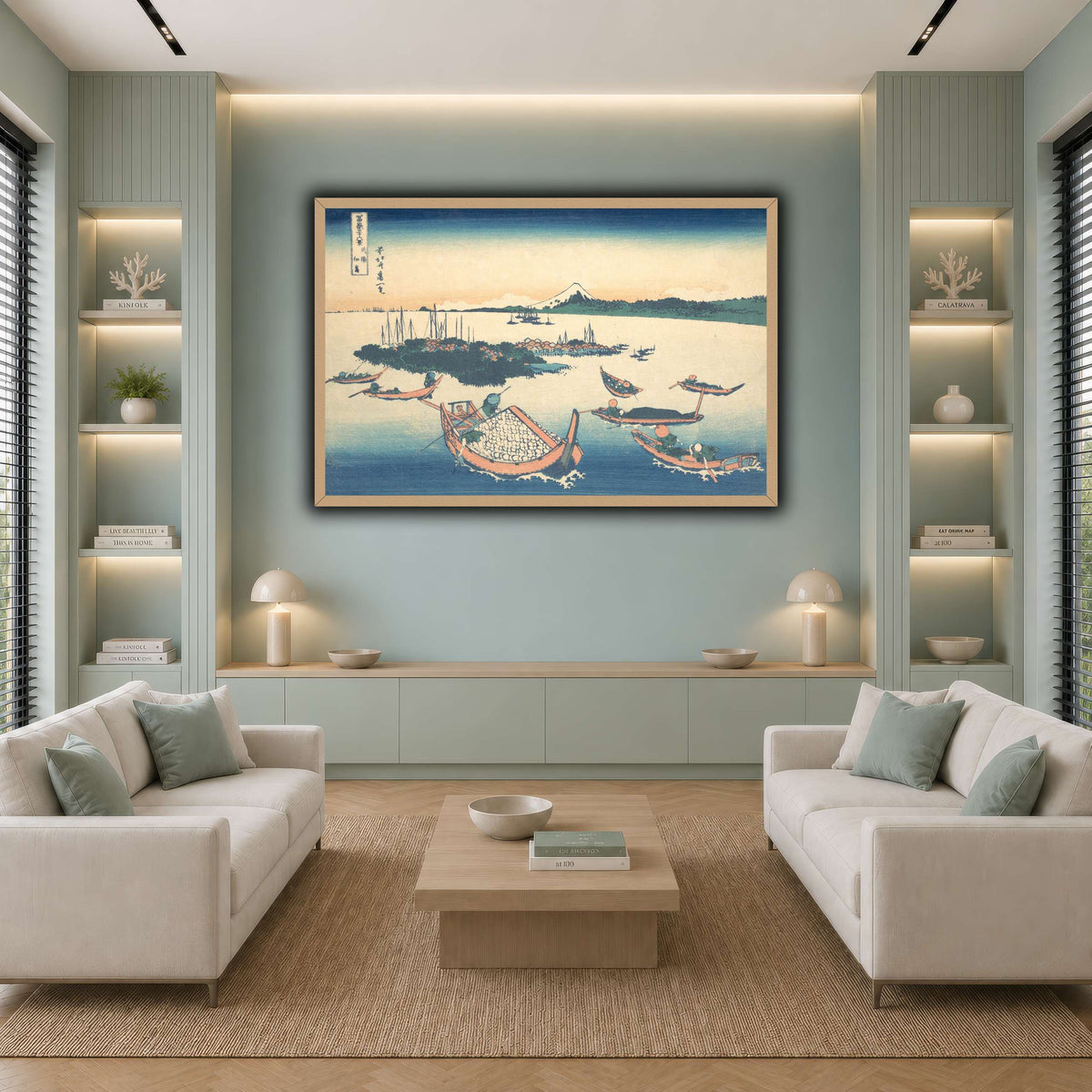 12_Katsushika Hokusai  cool-living room