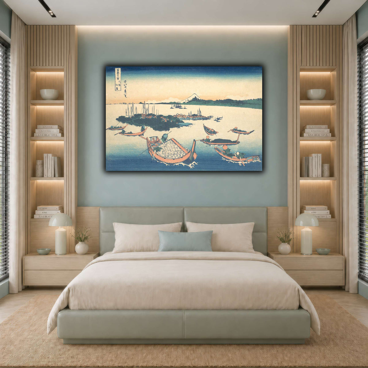 12_Katsushika Hokusai  cool-bedroom