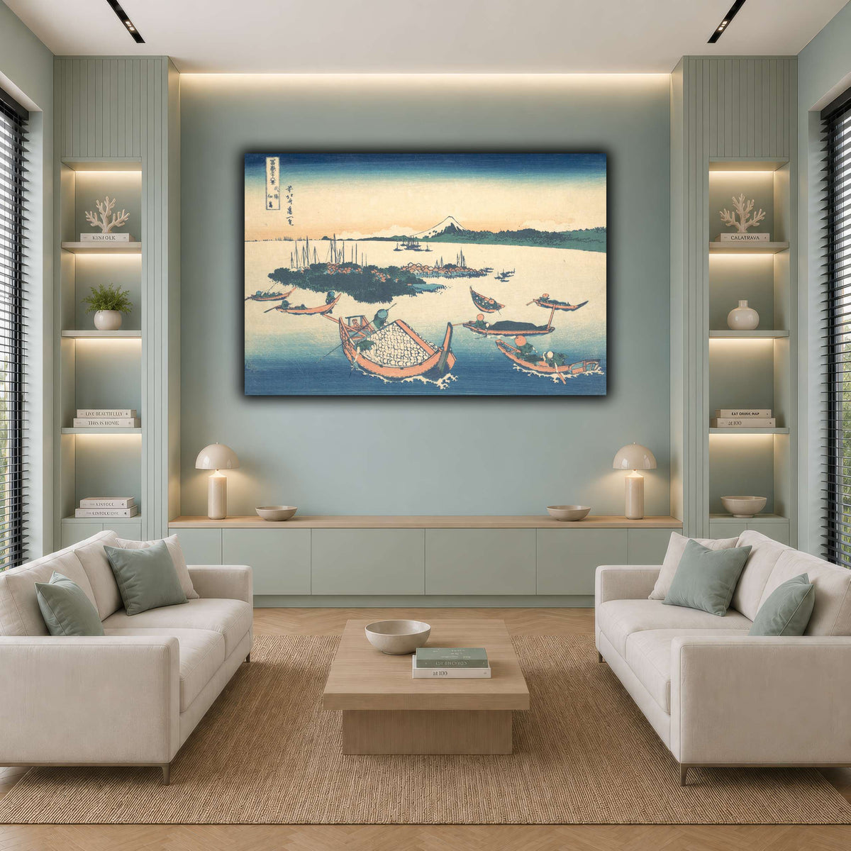 12_Katsushika Hokusai  cool-living room