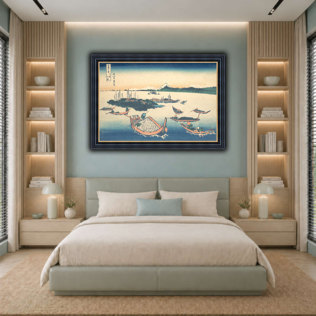 12_Katsushika Hokusai  cool-bedroom