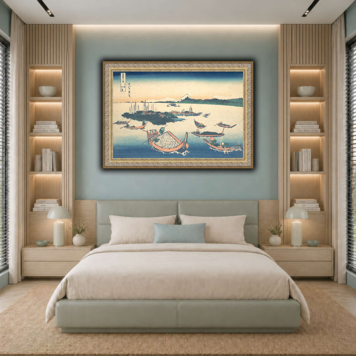 12_Katsushika Hokusai  cool-bedroom