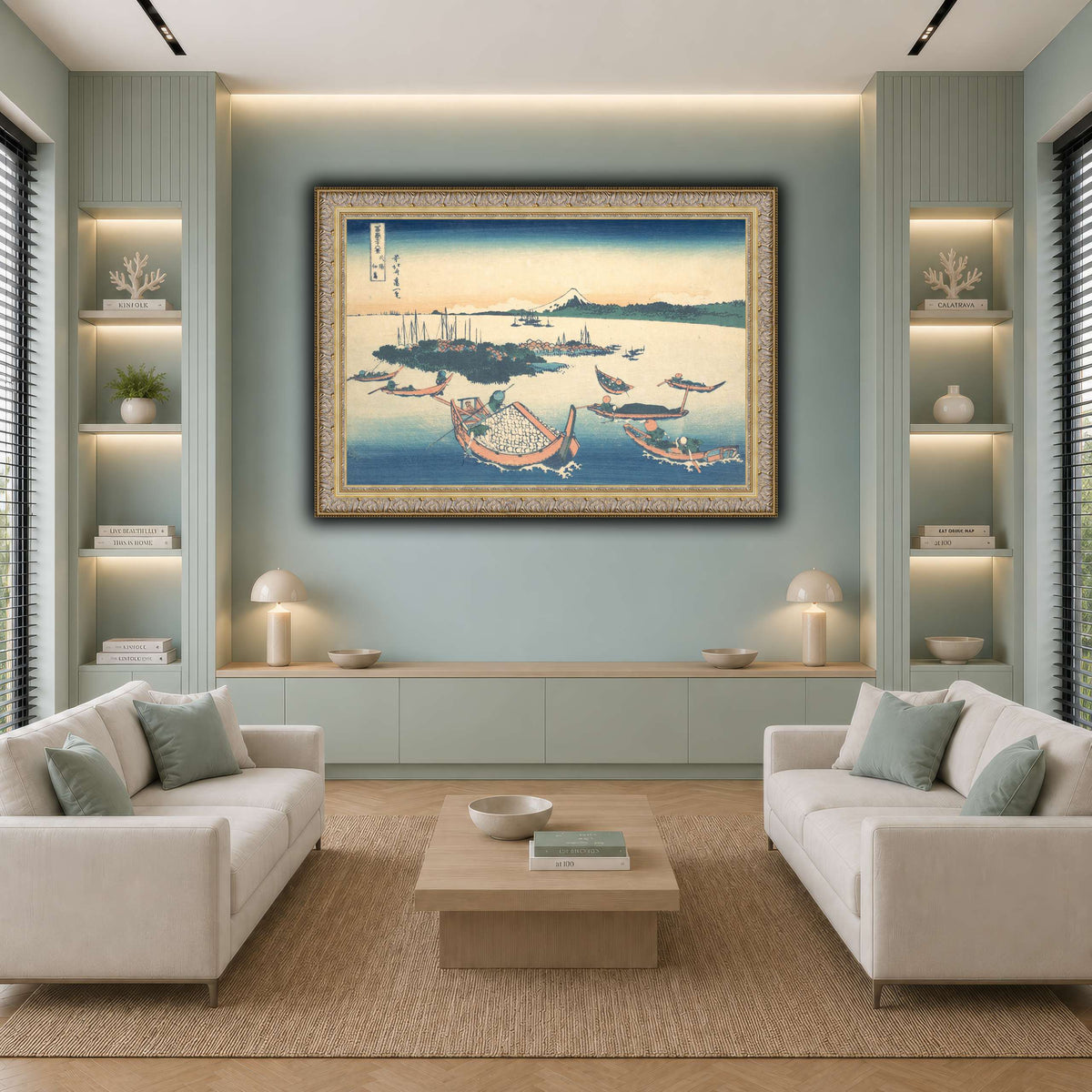 12_Katsushika Hokusai  cool-living room