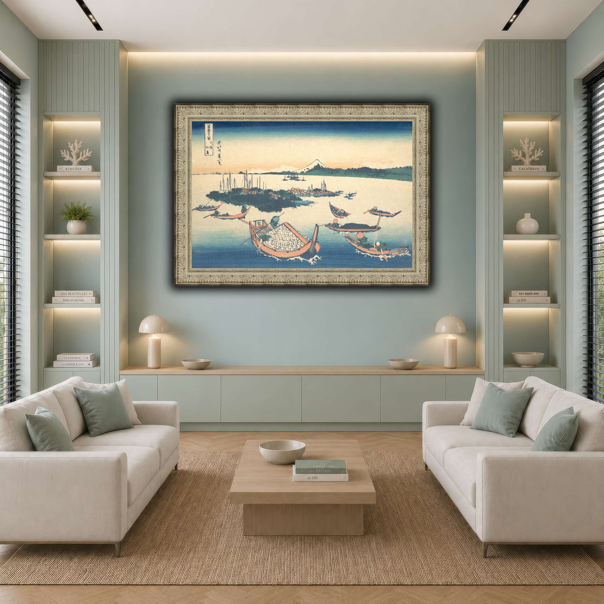 12_Katsushika Hokusai  cool-living room