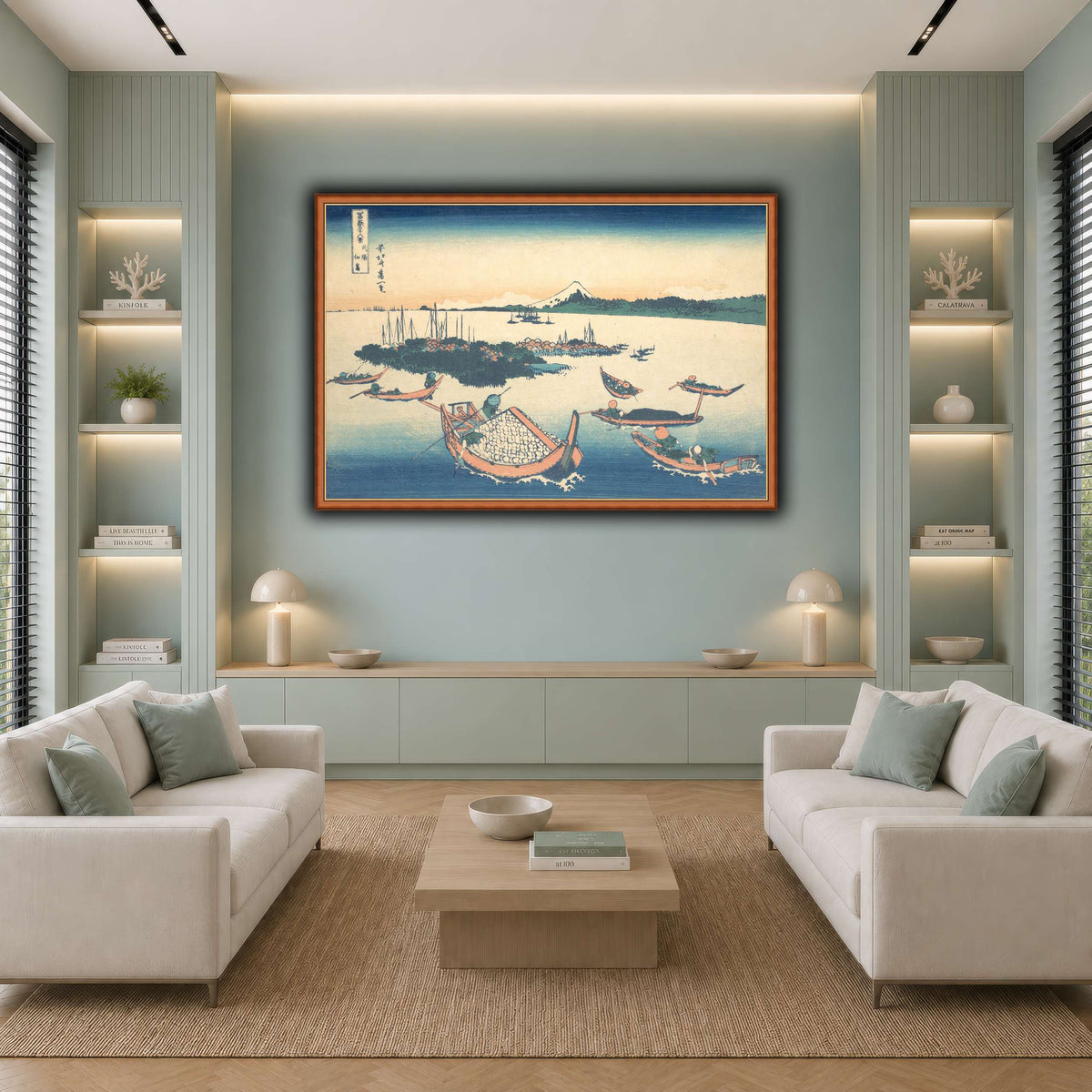 12_Katsushika Hokusai  cool-living room