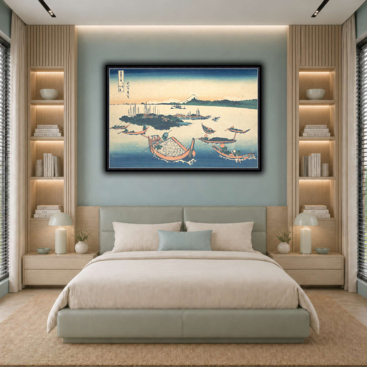 12_Katsushika Hokusai  cool-bedroom
