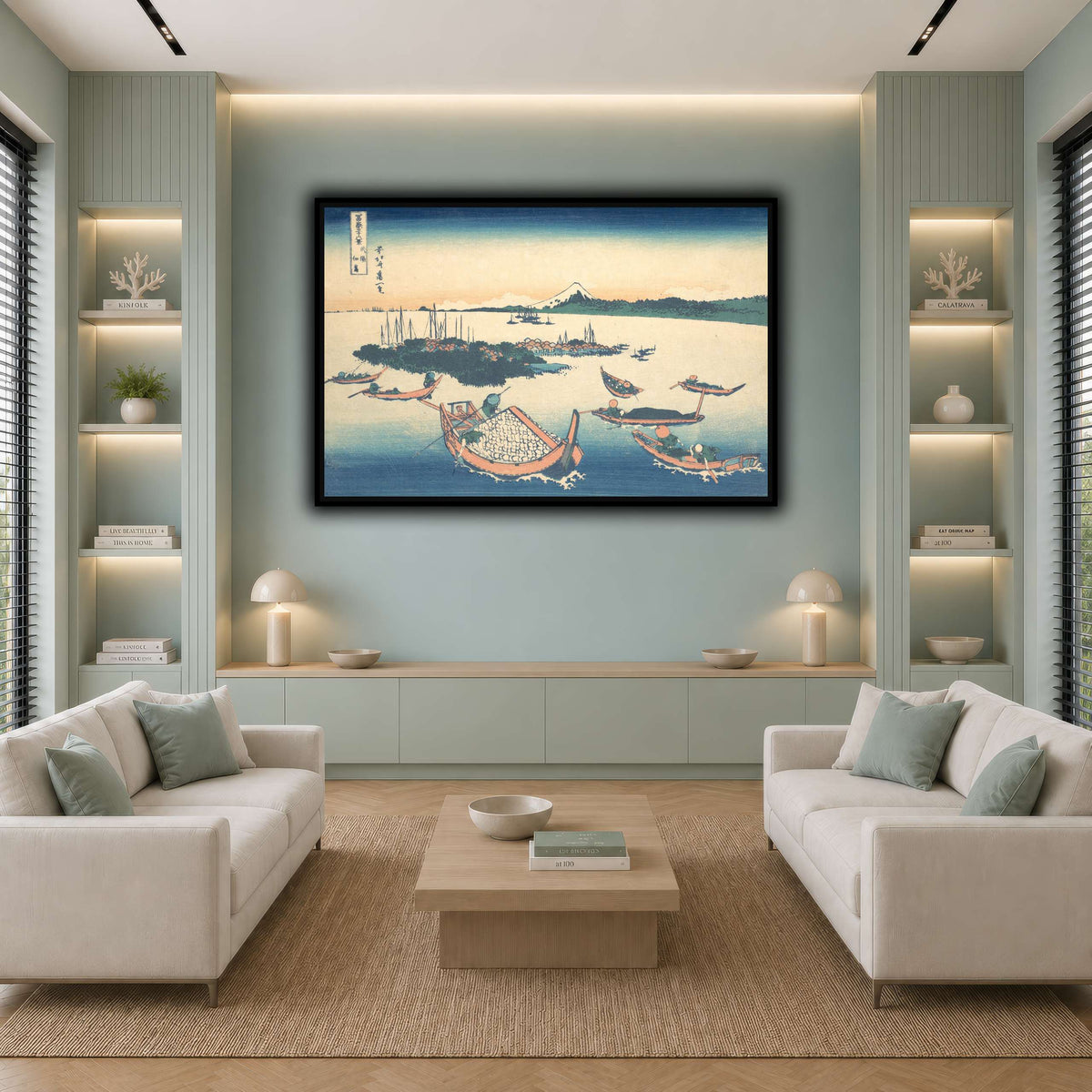 12_Katsushika Hokusai  cool-living room