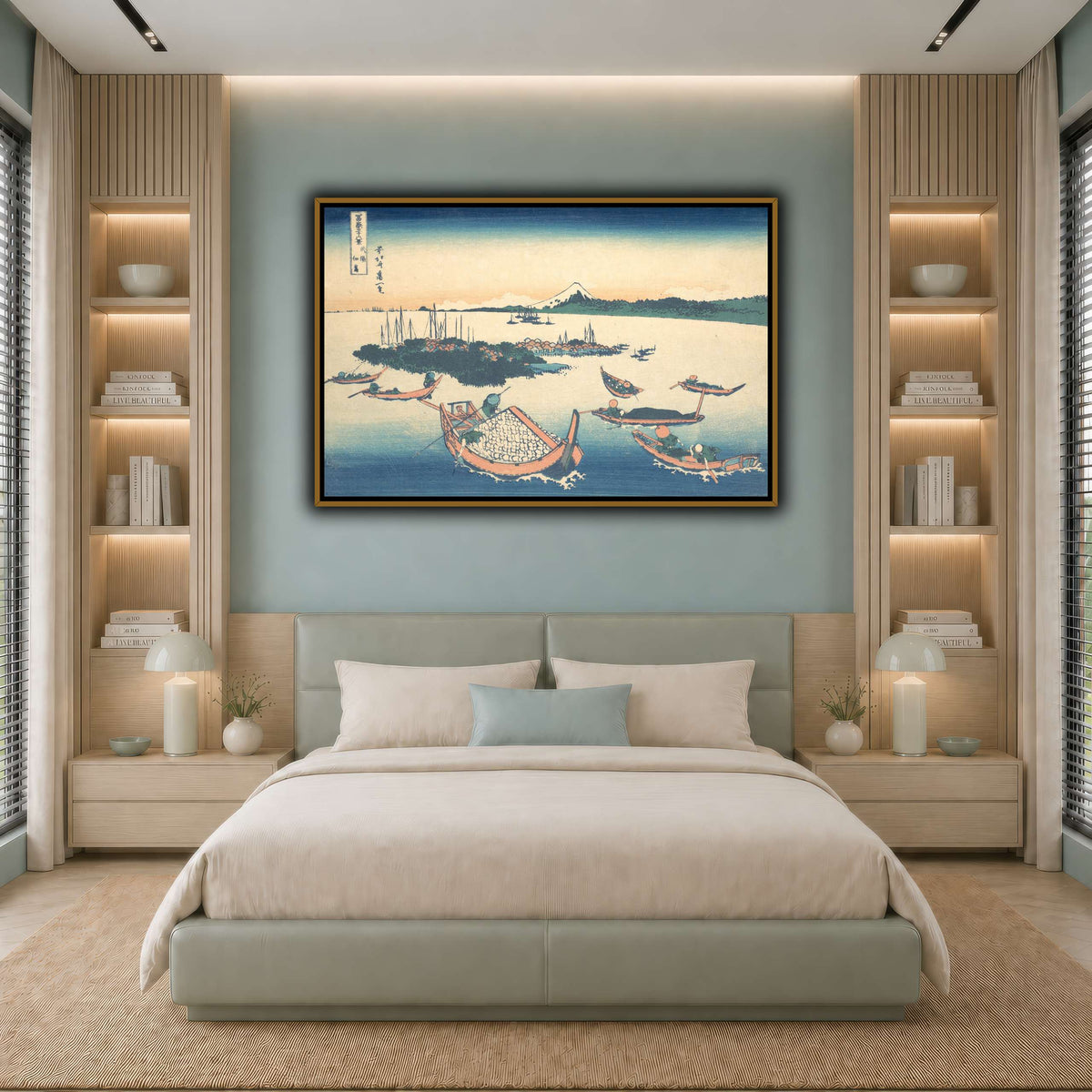 12_Katsushika Hokusai  cool-bedroom