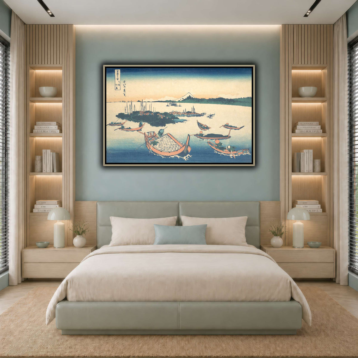 12_Katsushika Hokusai  cool-bedroom