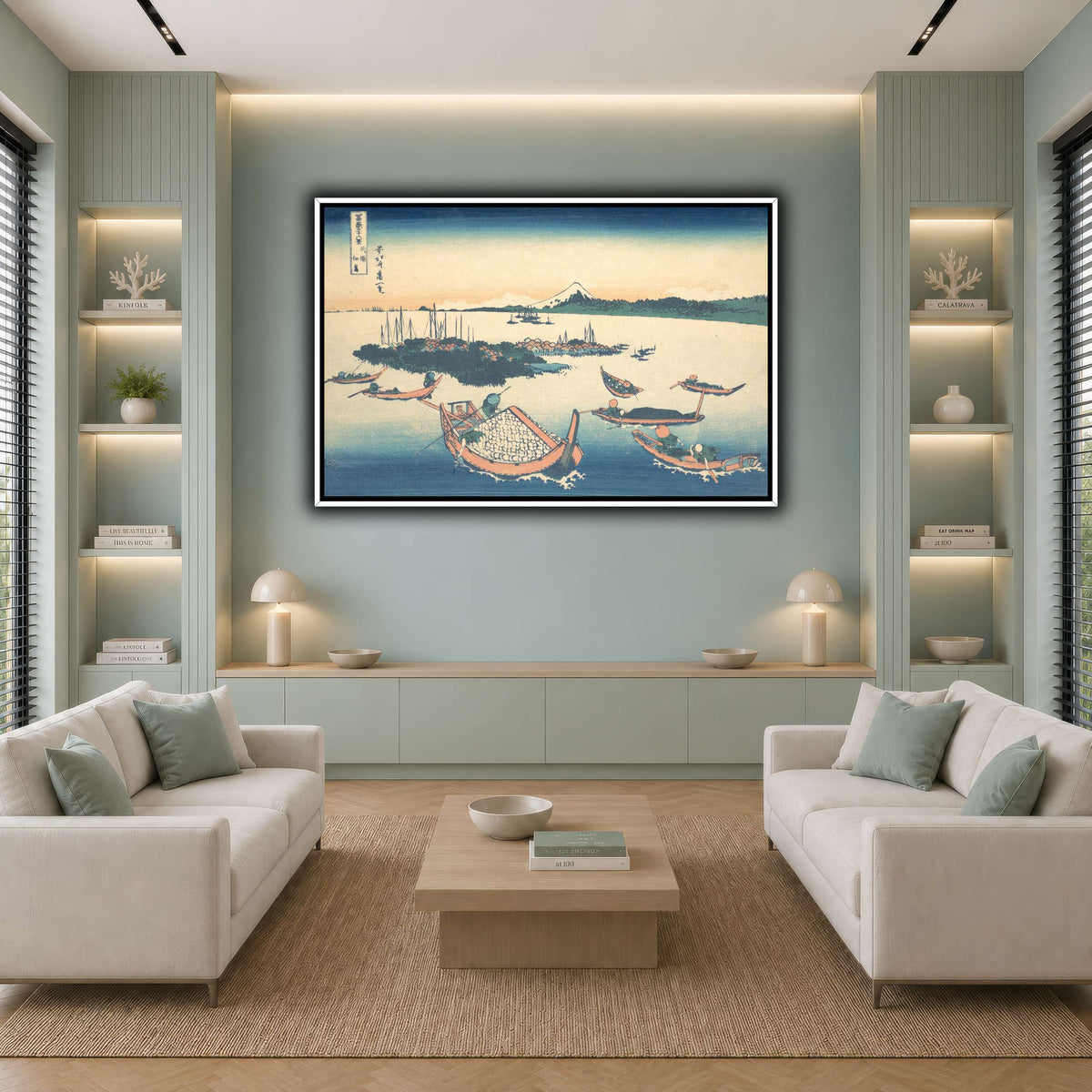 12_Katsushika Hokusai  cool-living room