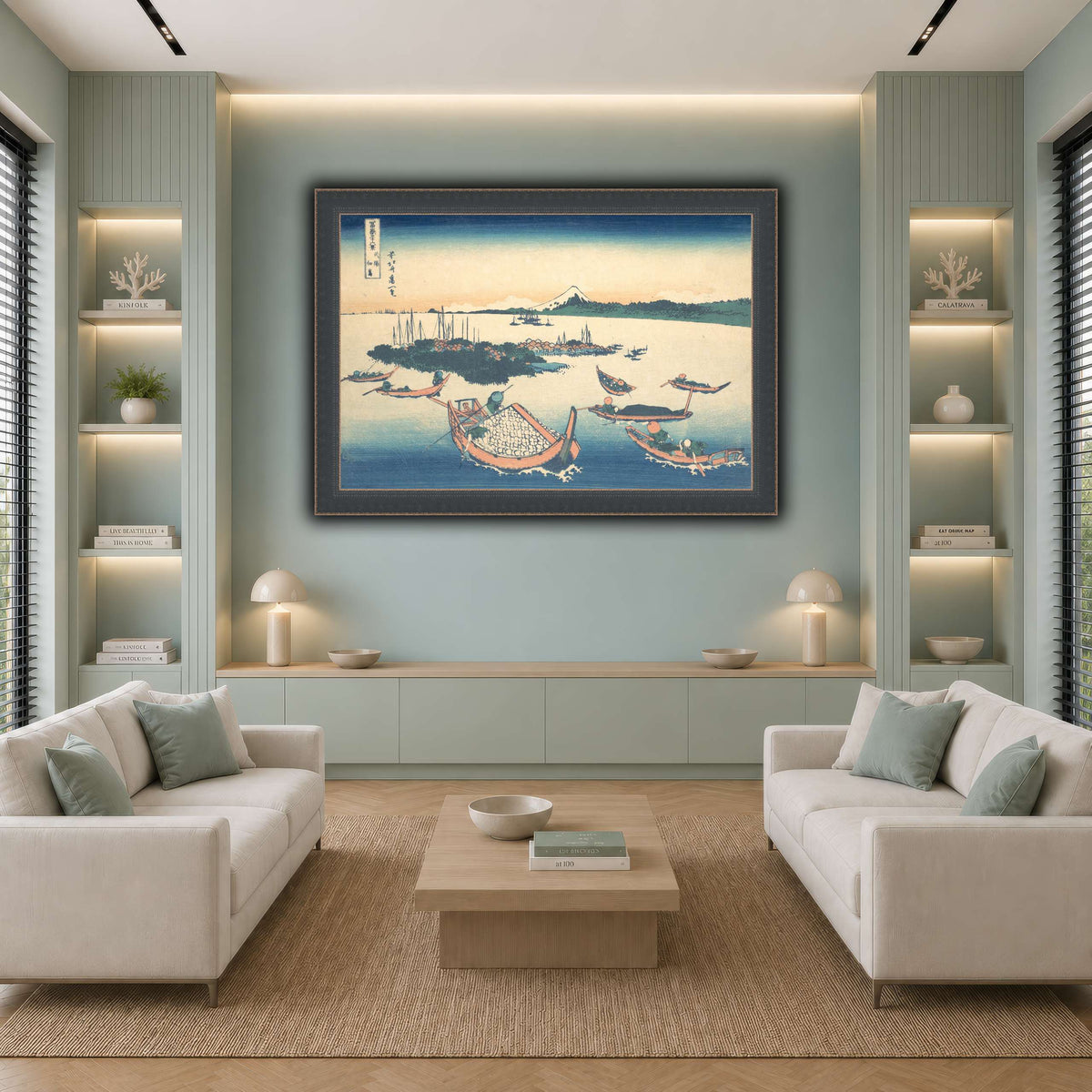 12_Katsushika Hokusai  cool-living room