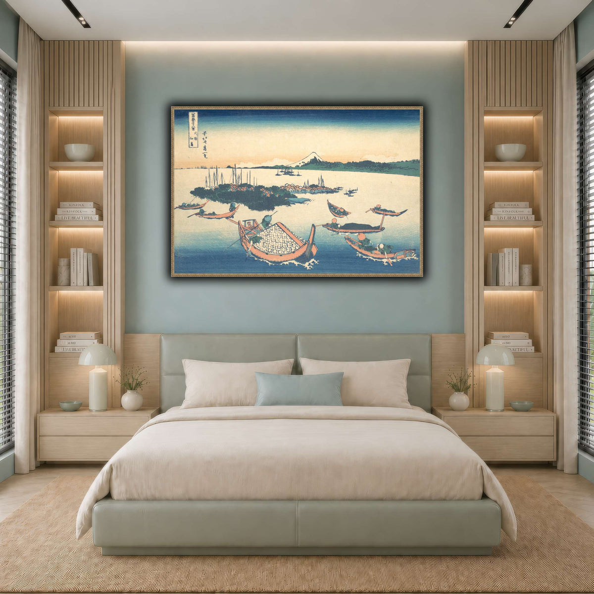 12_Katsushika Hokusai  cool-bedroom