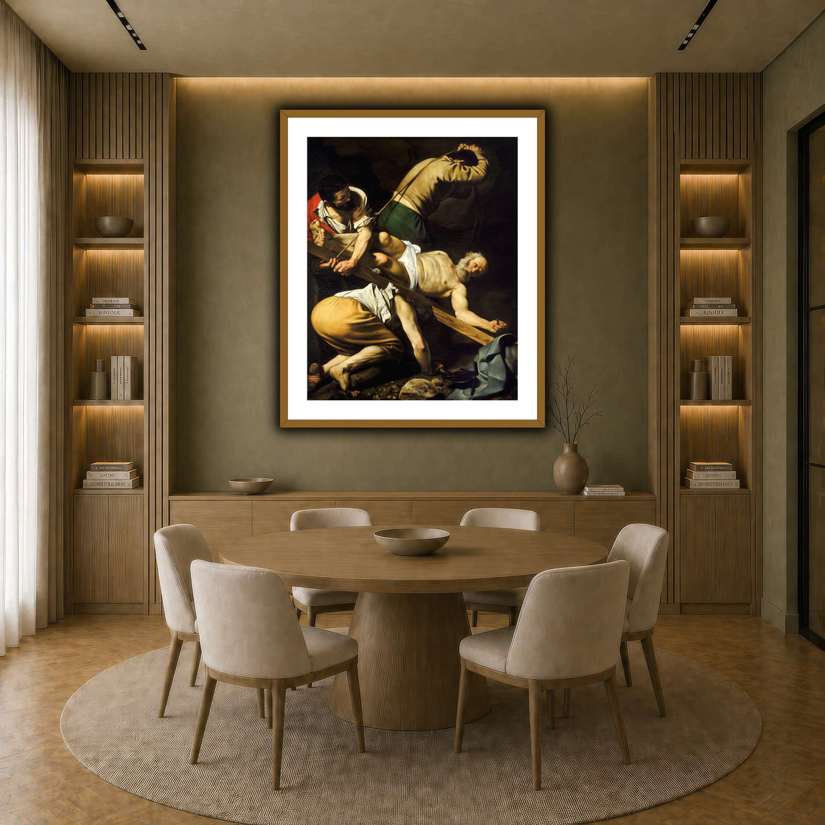 12 earth-dining room