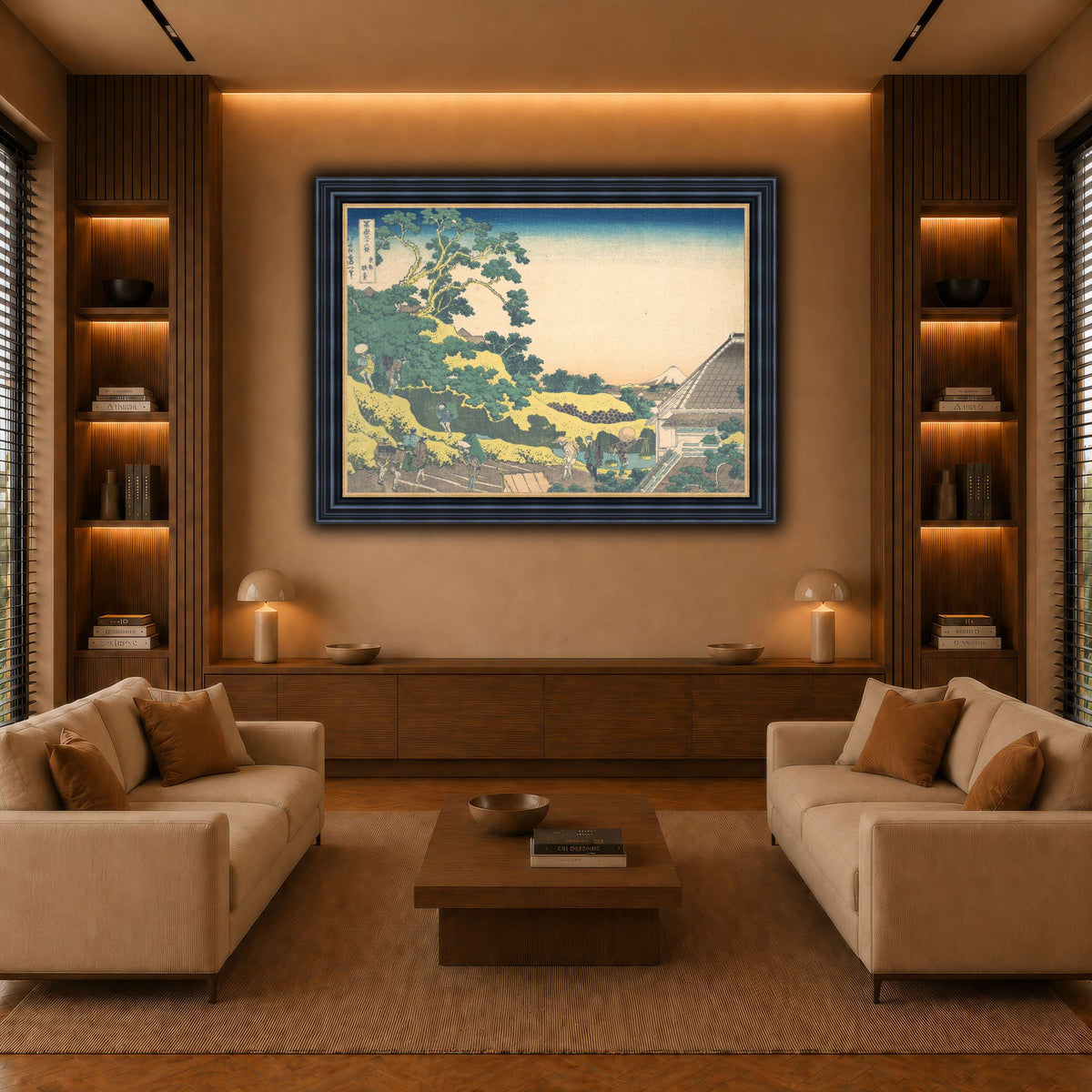 13_Katsushika Hokusai  warm-living-room