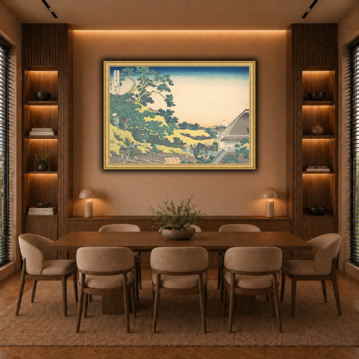 13_Katsushika Hokusai  warm-dining room