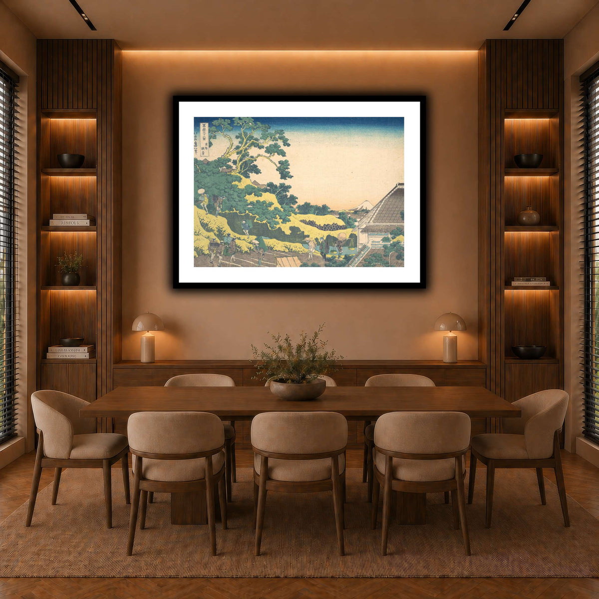 13_Katsushika Hokusai  warm-dining room