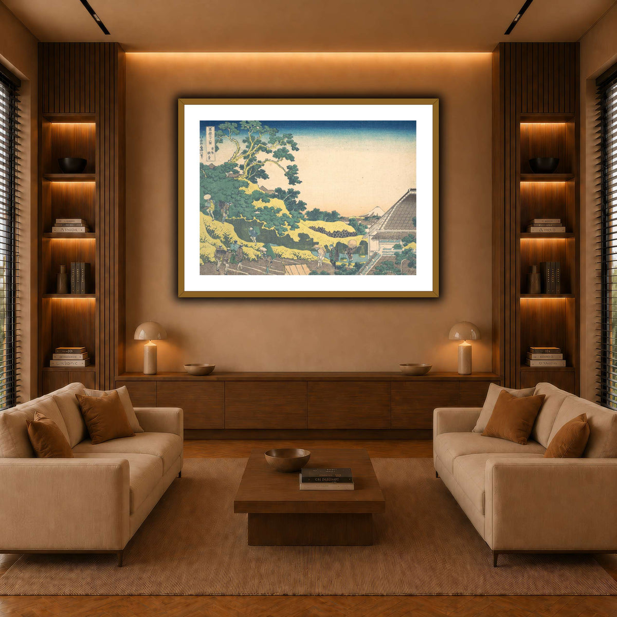 13_Katsushika Hokusai  warm-living-room