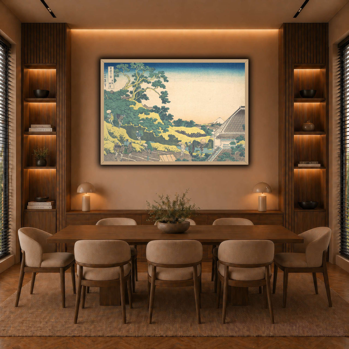 13_Katsushika Hokusai  warm-dining room