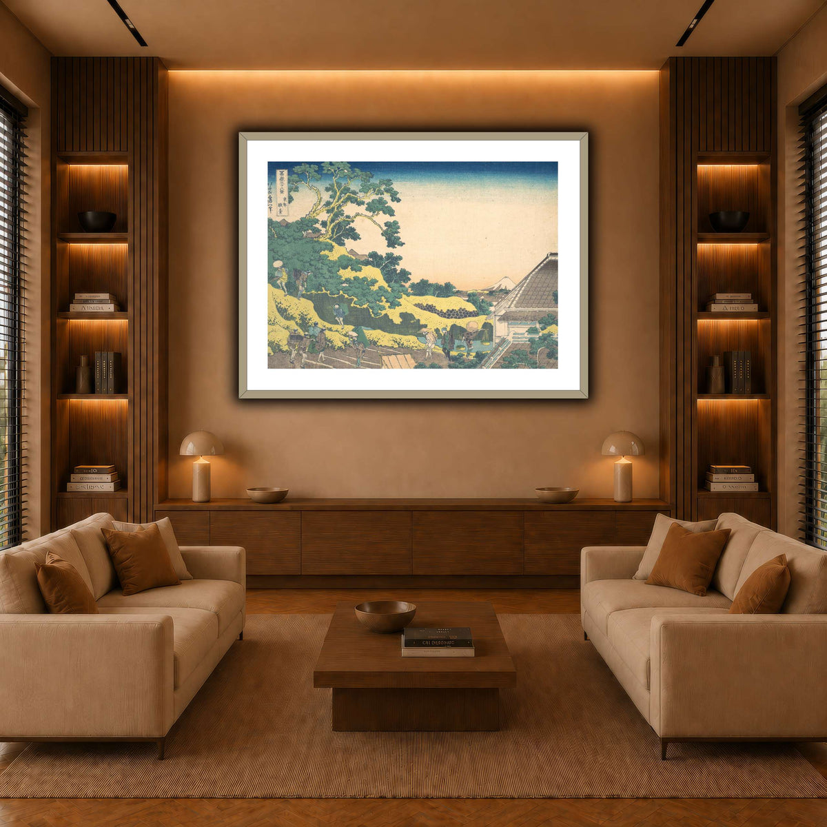 13_Katsushika Hokusai  warm-living-room
