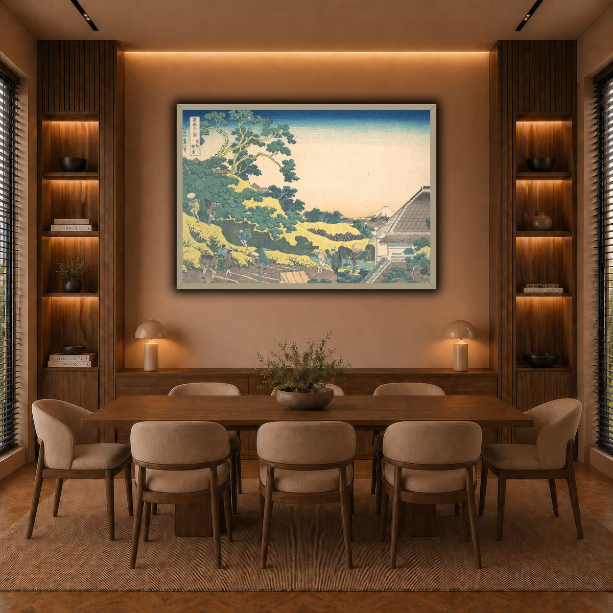 13_Katsushika Hokusai  warm-dining room