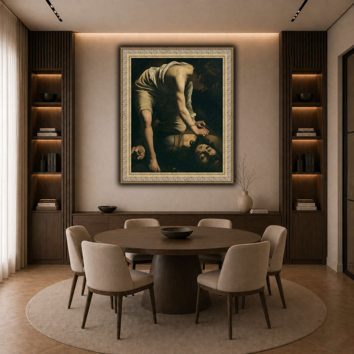 13 dark neutral-dining room