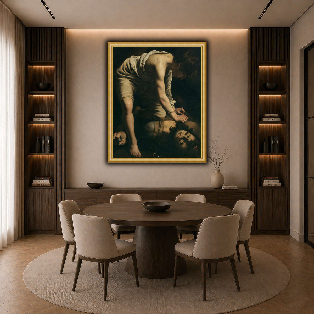 13 dark neutral-dining room