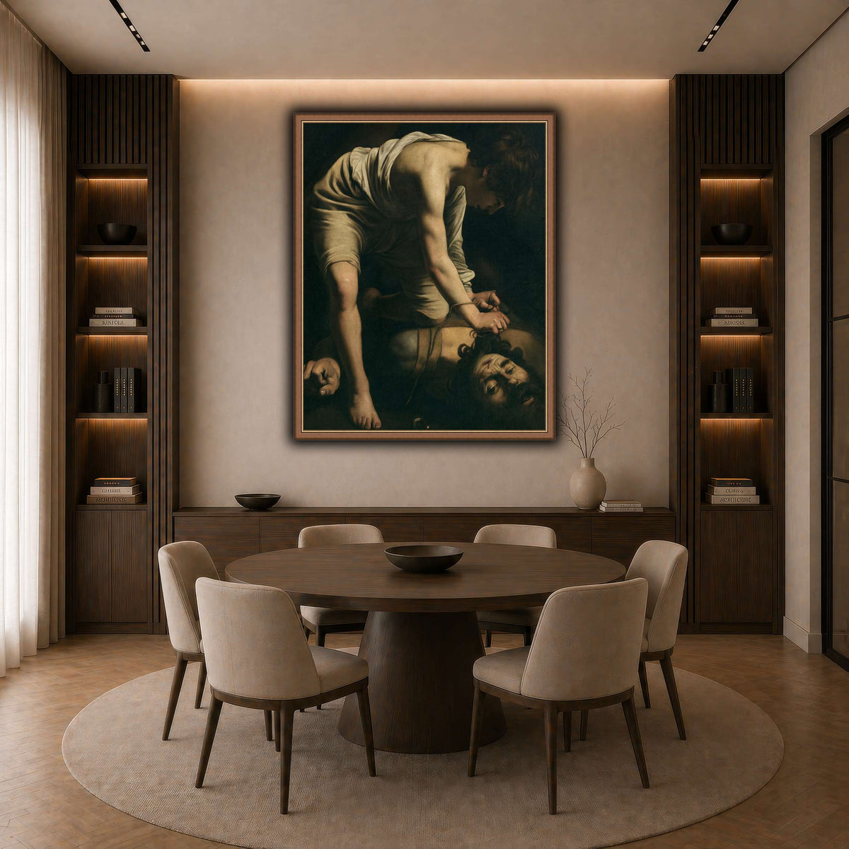 13 dark neutral-dining room