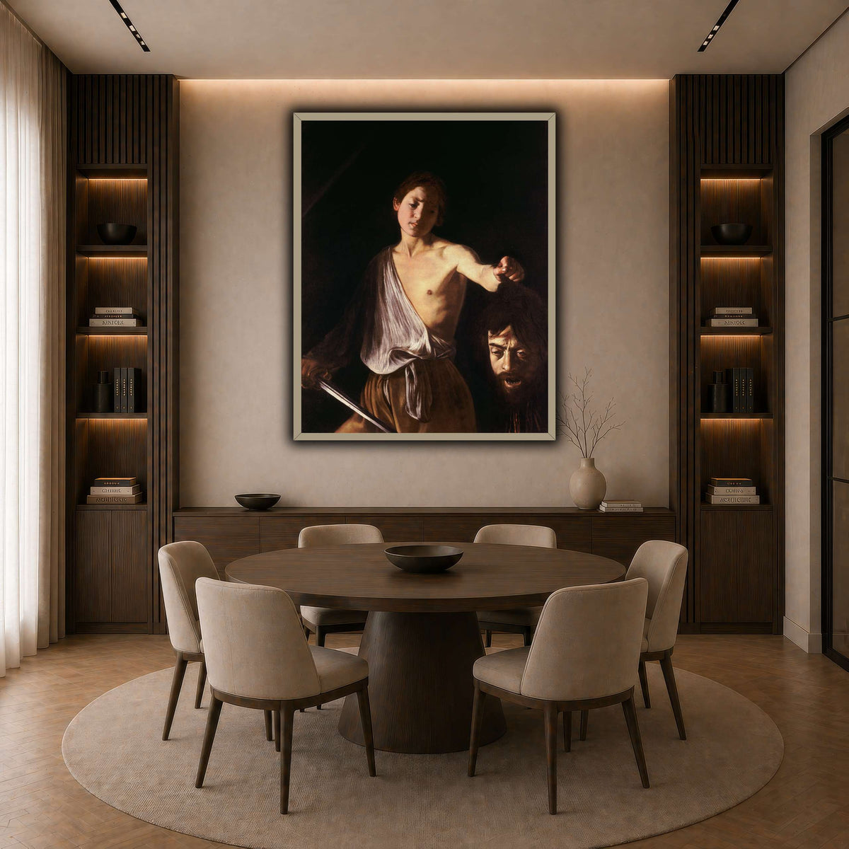 14 dark neutral-dining room